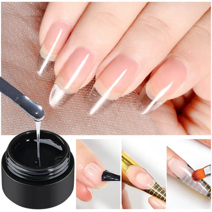 Milk White Quick Extension Gel Nail Polish 8ml Long Lasting Formula - Smarsty