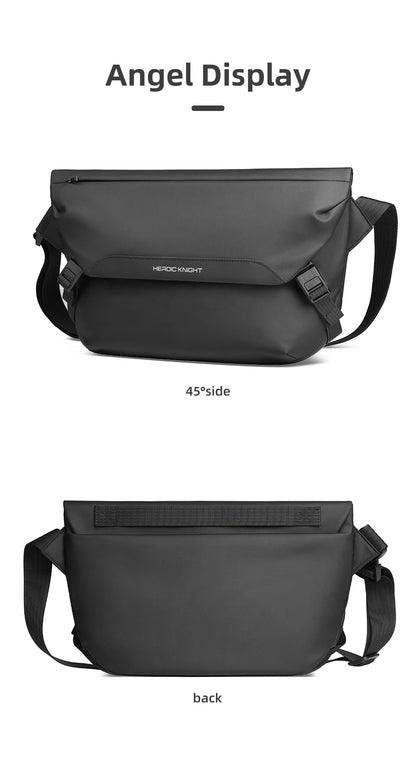 Water Resistant Messenger Bag For Men With Ipad Pocket - Smarsty
