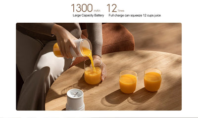 XIAOMI MIJIA Portable Juicer Cup 2 Electric Fruit Blender Machine Orange Juicer Kitchen Food Processor Make Juice Extractor Home by Smarsty