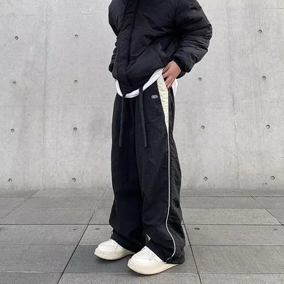 Women Casual Joggers Pants Fashion Streetwear Oversized Sports Wide Leg Pants Hip Hop Y2k Sweatpants High Waist Baggy Trousers - Smarsty