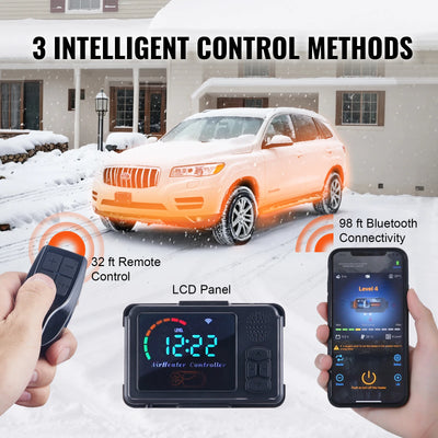SucceBuy 8KW Diesel Air Heater Bluetooth All-on-one Diesel Heater with LCD Portable Parking Heater for Trailer Camper Van Boat - Smarsty