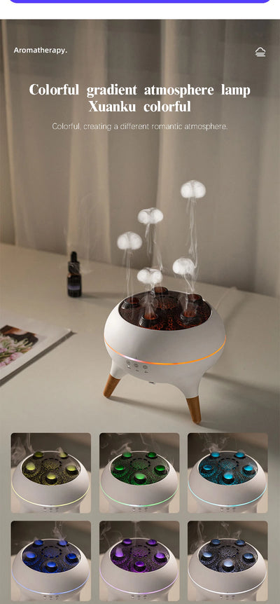 Dynamic Jellyfish Air Humidifier with Remote Control - Smarsty