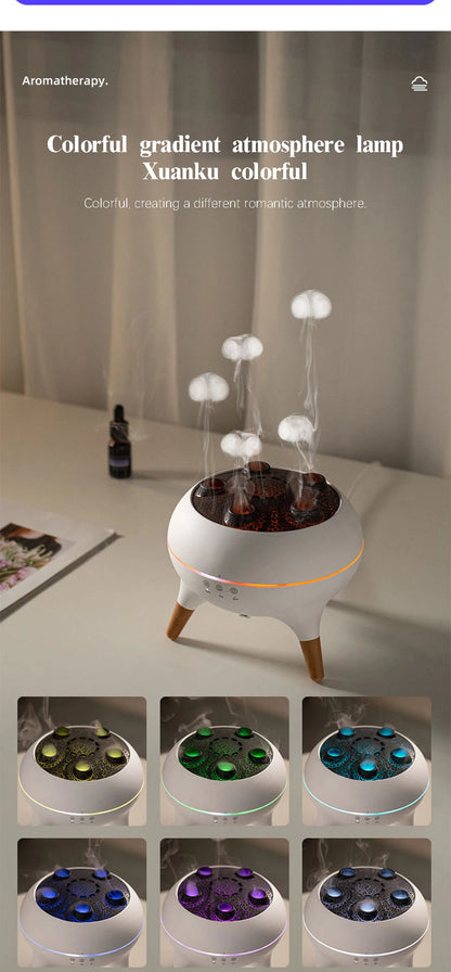 Dynamic Jellyfish Air Humidifier with Remote Control - Smarsty