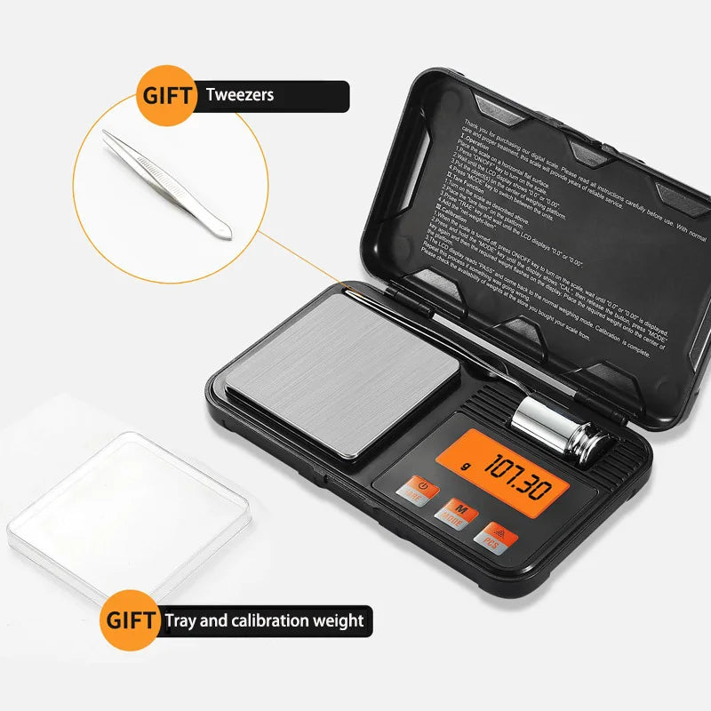 Precision Pocket Scale 0.001g for Jewelry Weighing - Smarsty