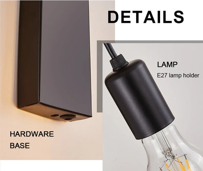 Retro Wood LED Wall Lamp for Stylish Home Decor - Smarsty