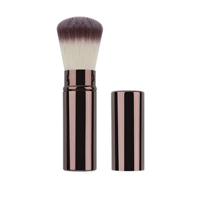 Retractable Makeup Brush with Aluminum Handle for Easy Application - Smarsty