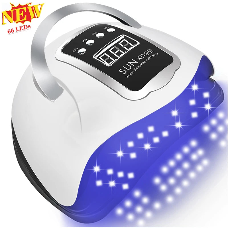 Nail Polish Kit With UV Lamp For Easy Manicure - Smarsty