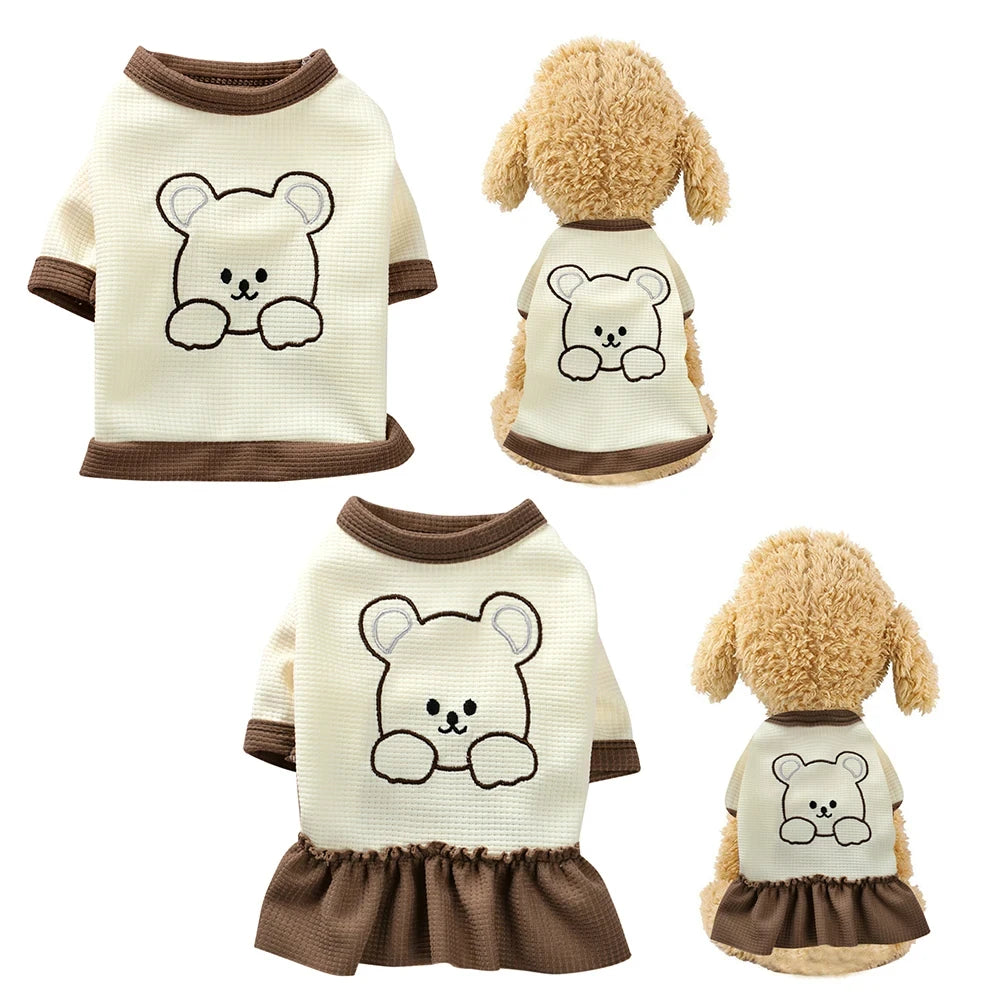 Floral Princess Dress for Small Dogs Summer Wear - Smarsty