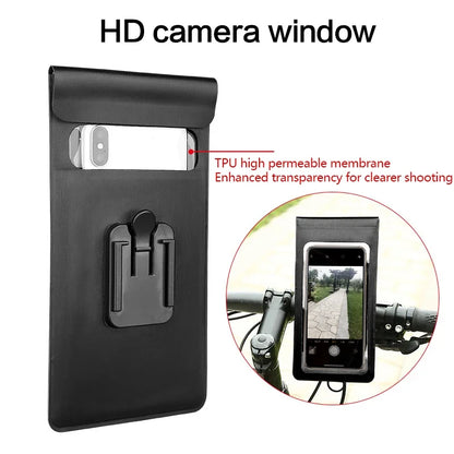 Waterproof Bike Phone Holder With TPU Touch Screen Mount - Smarsty