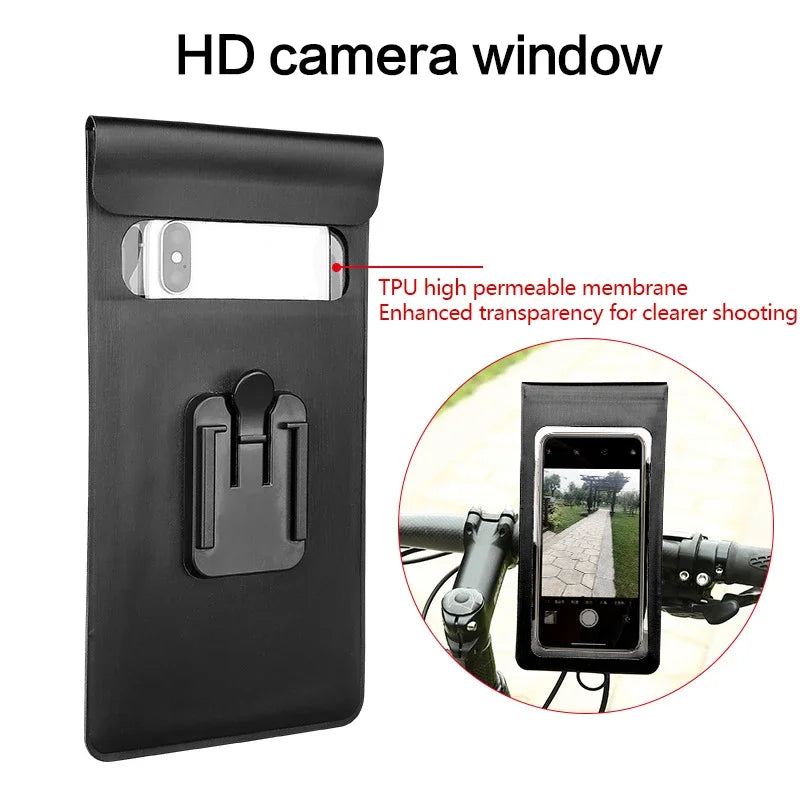 Waterproof Bike Phone Holder With TPU Touch Screen Mount - Smarsty