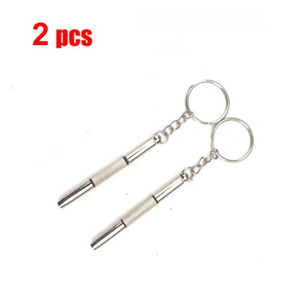 1/2/10pcs Mini 3 in1 Screwdriver Eyeglass Optical Eye Glasses Portable Spectacles Watch Repair Kit Practical Household Hand Tool - Smarsty