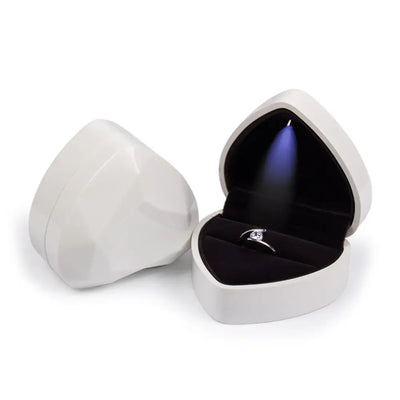 Luxury LED Jewelry Ring Box for Engagement and Wedding - Smarsty