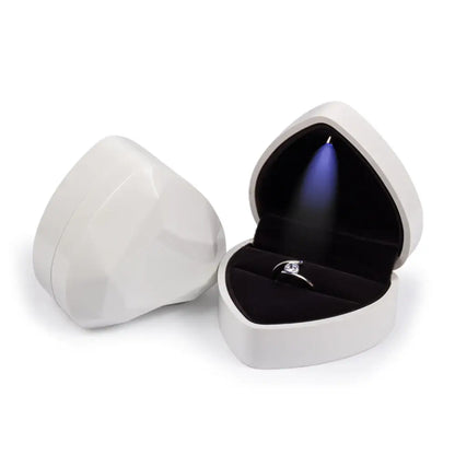 Luxury LED Jewelry Ring Box for Engagement and Wedding - Smarsty