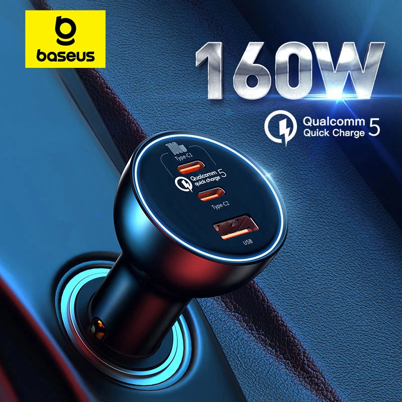 Ultra High Power USB Type C Car Charger PD30 QC5Plus - Smarsty