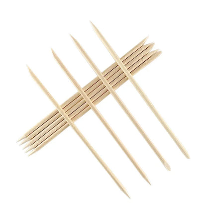 Wood Cuticle Pusher Sticks for Gel Polish Removal - Smarsty