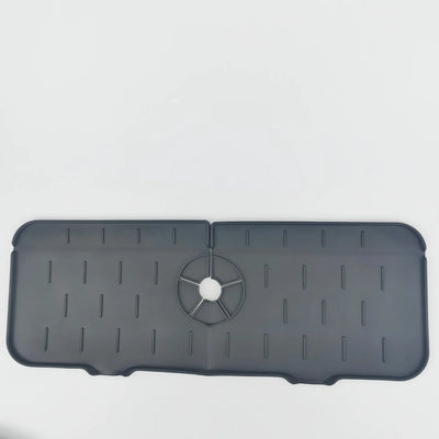 Kitchen Gadgets Silicone Faucet Absorbent Pad Shelf Sink Splash Catcher Countertop Protective Mat Bathroom Drain Mat Acceesories by Smarsty