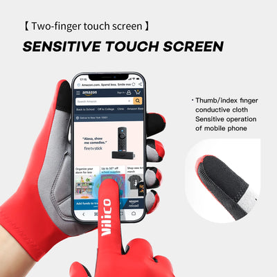 Summer Men Gloves Ice Silk Non-slip Sun Driving Glove Fishing Gloves Breathable Cycling Hiking Glove Full Finger Gloves by Smarsty