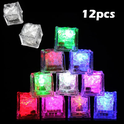 6/12PCS Baby Bath Bathtub LED Light Up Toys Colorful Waterproof Glowing Bath Toys for Boys Girls Infant Birthday Xmas Gift by Smarsty