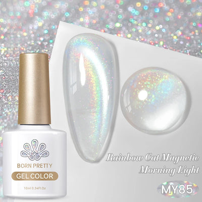 Born Pretty Rainbow Purple Magnetic Gel Nail Polish 10ml - Smarsty