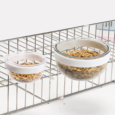 Detachable Plastic Bird Feeding Bowl with Convenient Hanging Design - Smarsty