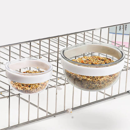 Detachable Plastic Bird Feeding Bowl with Convenient Hanging Design - Smarsty