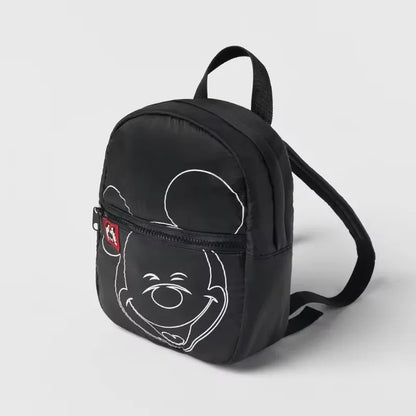 Mickey Mouse Canvas Backpack Large Capacity School Bag - Smarsty