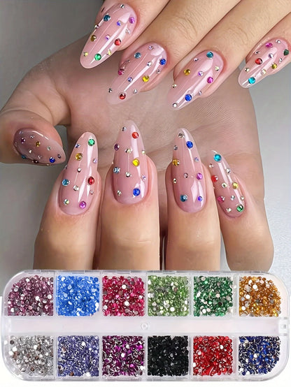Shimmering Crystal Nail Art Rhinestones for Versatile Decoration - Smarsty