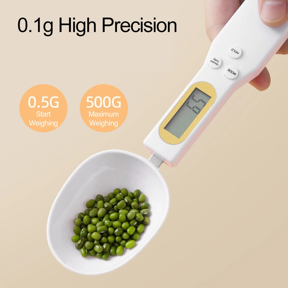 Digital Kitchen Scale Measuring Spoon with LED Display - Smarsty