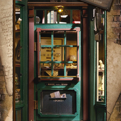 Magical Doll House Wooden Miniature DIY Assembly Building Model Kit Production of Small Room Toys Decorations with Furniture by Smarsty