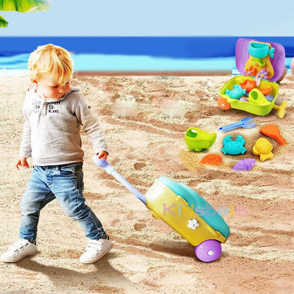 Kids Beach Toys Baby Beach Play Toys Sandbox Kit Summer Toys Beach Accessories Sand Water Game Tools Bath Toy For Baby by Smarsty