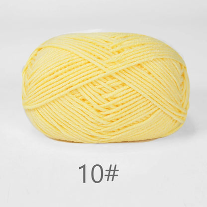 Soft Milk Cotton Yarn for Hand Knitting Projects - Smarsty