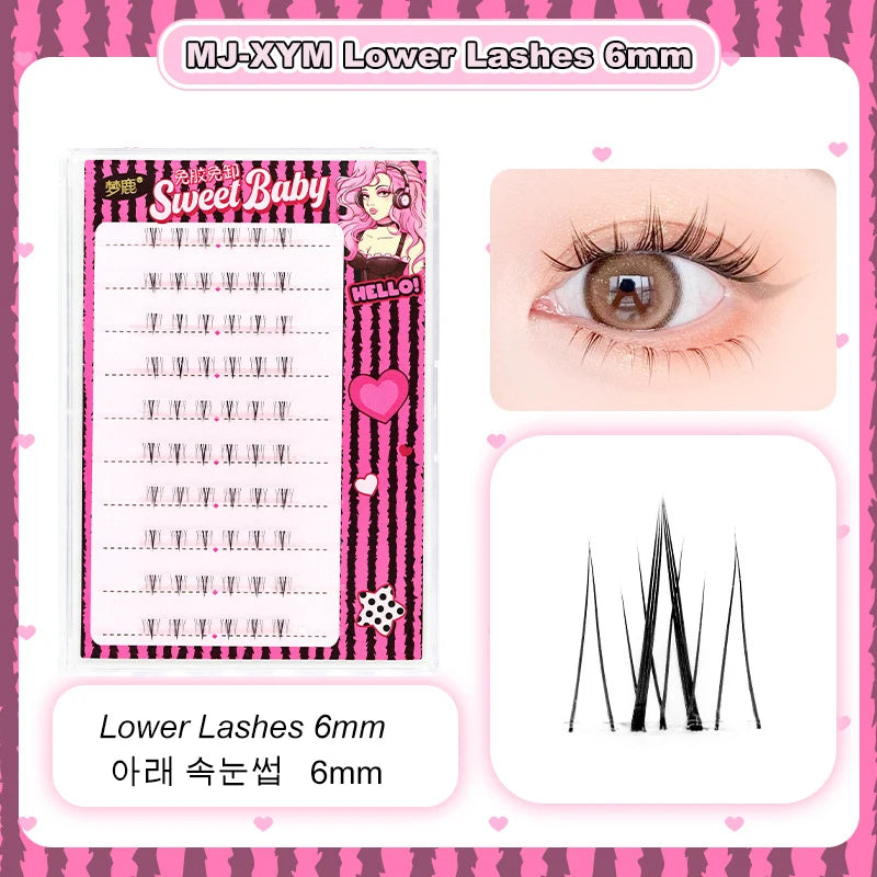 Self Adhesive Cluster Lashes for Effortless Application - Smarsty