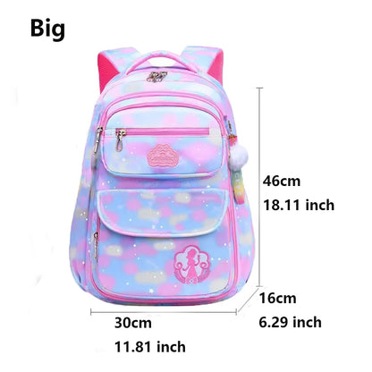 Pink Kids Backpack Waterproof Kawaii School Bag For Girls - Smarsty