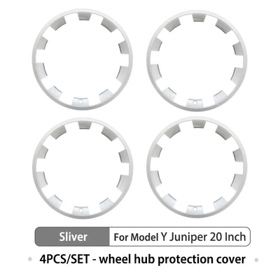For Tesla Model Y Juniper 2025 20 Inch Rim Wheel Hub Protection Patch Protectors Helix 2.0 Wheel Guard Cover Auto Exterior ABS