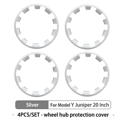 For Tesla Model Y Juniper 2025 20 Inch Rim Wheel Hub Protection Patch Protectors Helix 2.0 Wheel Guard Cover Auto Exterior ABS
