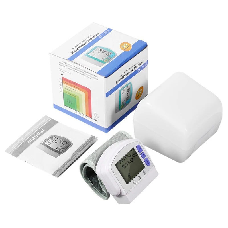 Digital Blood Pressure Monitor with Wrist Cuff - Smarsty