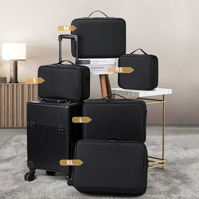 Large Capacity Travel Makeup Case Cosmetic Organizer - Smarsty