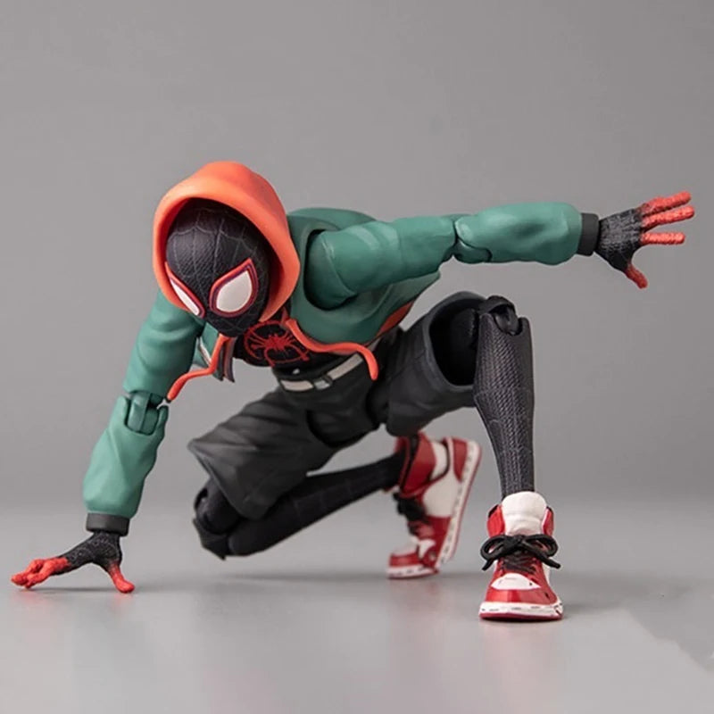 Action Figure Miles Morales Spider-Man Into the Spider Verse Sv Action Collection Sentinel Marvel Figures Model Toys
