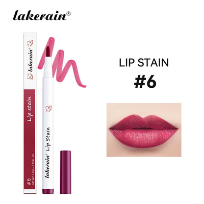 Lakerain Long-lasting Lip Gloss 6 Colors Matte Color Not Easy To Fade Non-stick Cup Silky Lip Gloss Wholesale ship for us