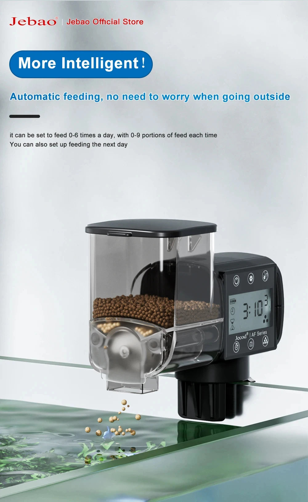 Intelligent Automatic Fish Tank Feeder with Wifi Control - Smarsty