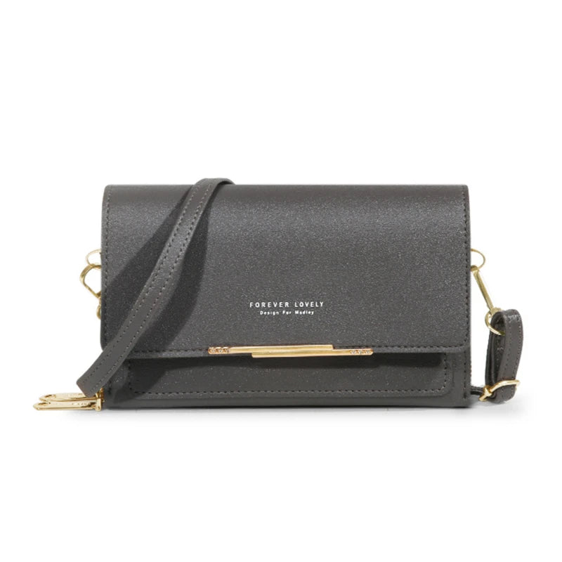 Women's Wallet Korean Handbag Multi Card Large Capacity Casual Shoulder Bag Mobile Phone Packet Fashion New Style - Smarsty