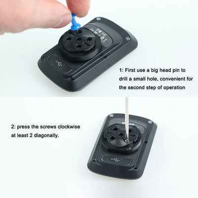 Bike Stopwatch Holder Base Male Seat Repair Parts Bicycle Computer Replacement Mount Repair Parts for Garmin Cycling Accessories
