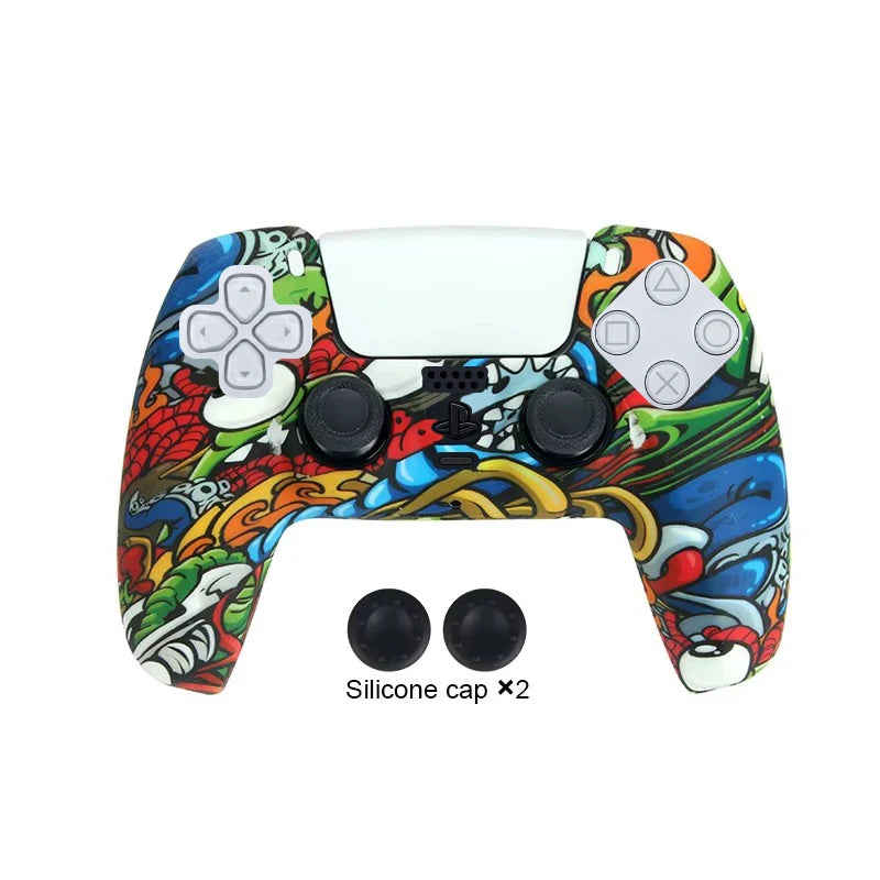 Camo Silicone Skin Cover For PS5 Controller Protection - Smarsty