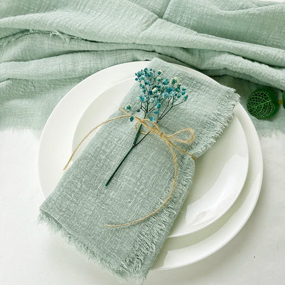 Reusable Cotton Wedding Napkins for Rustic Table Decor - Smarsty