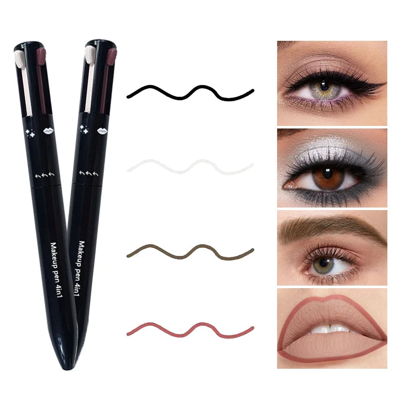4-in-1 Multi-Functional Lip Liner Eyeliner Set - Smarsty