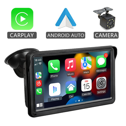 7 Inch Touch Screen Car Radio With Wireless CarPlay - Smarsty