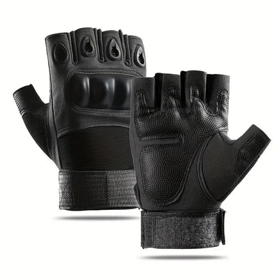 Tactical Fingerless Gloves for Men Outdoor Sports - Smarsty