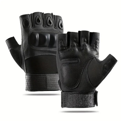 Tactical Fingerless Gloves for Men Outdoor Sports - Smarsty