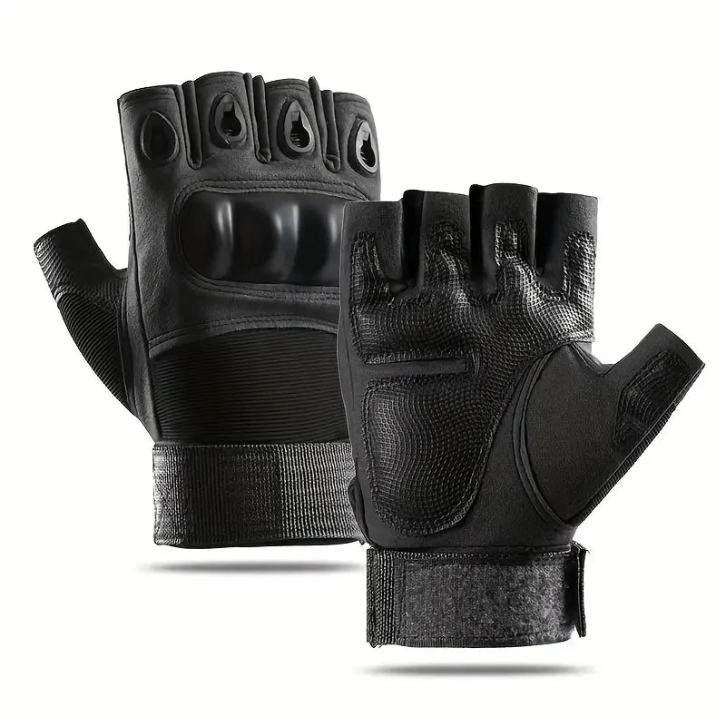 Tactical Fingerless Gloves for Men Outdoor Sports - Smarsty