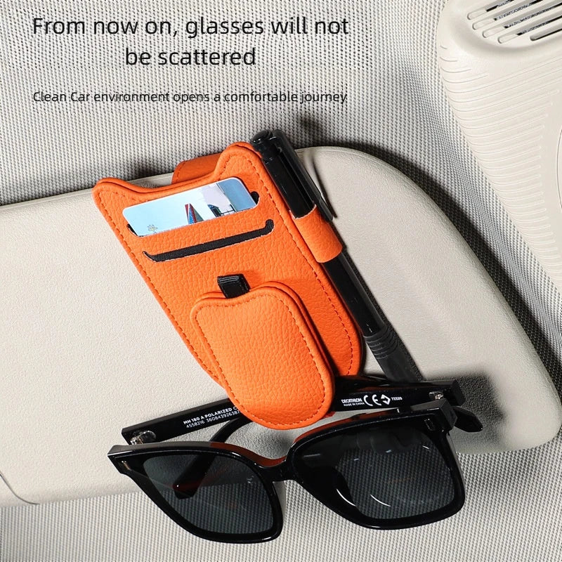 Magnetic Car Sunglasses Holder Sun Visor Clip for Glasses - Smarsty